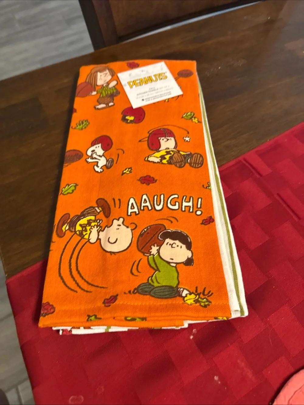 Peanuts set of 2 kitchen towels